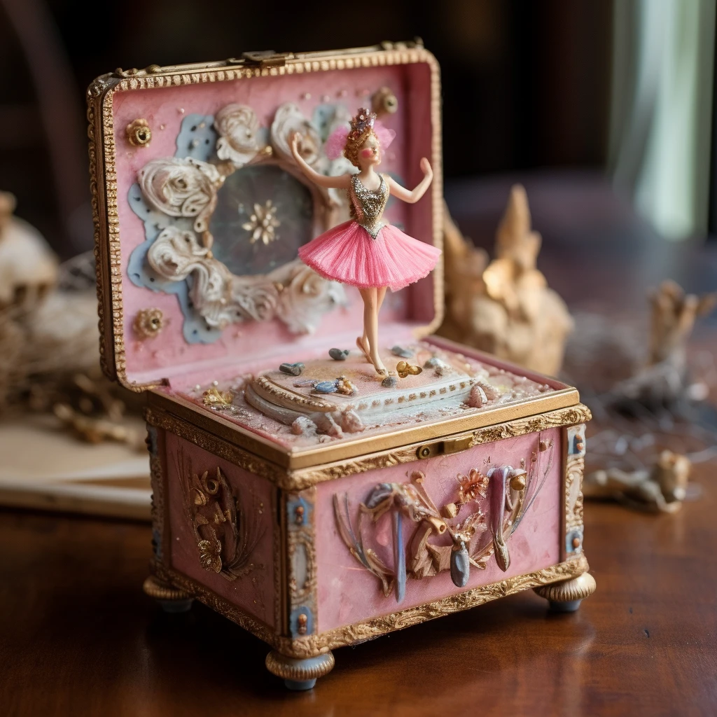 Musical jewelry box