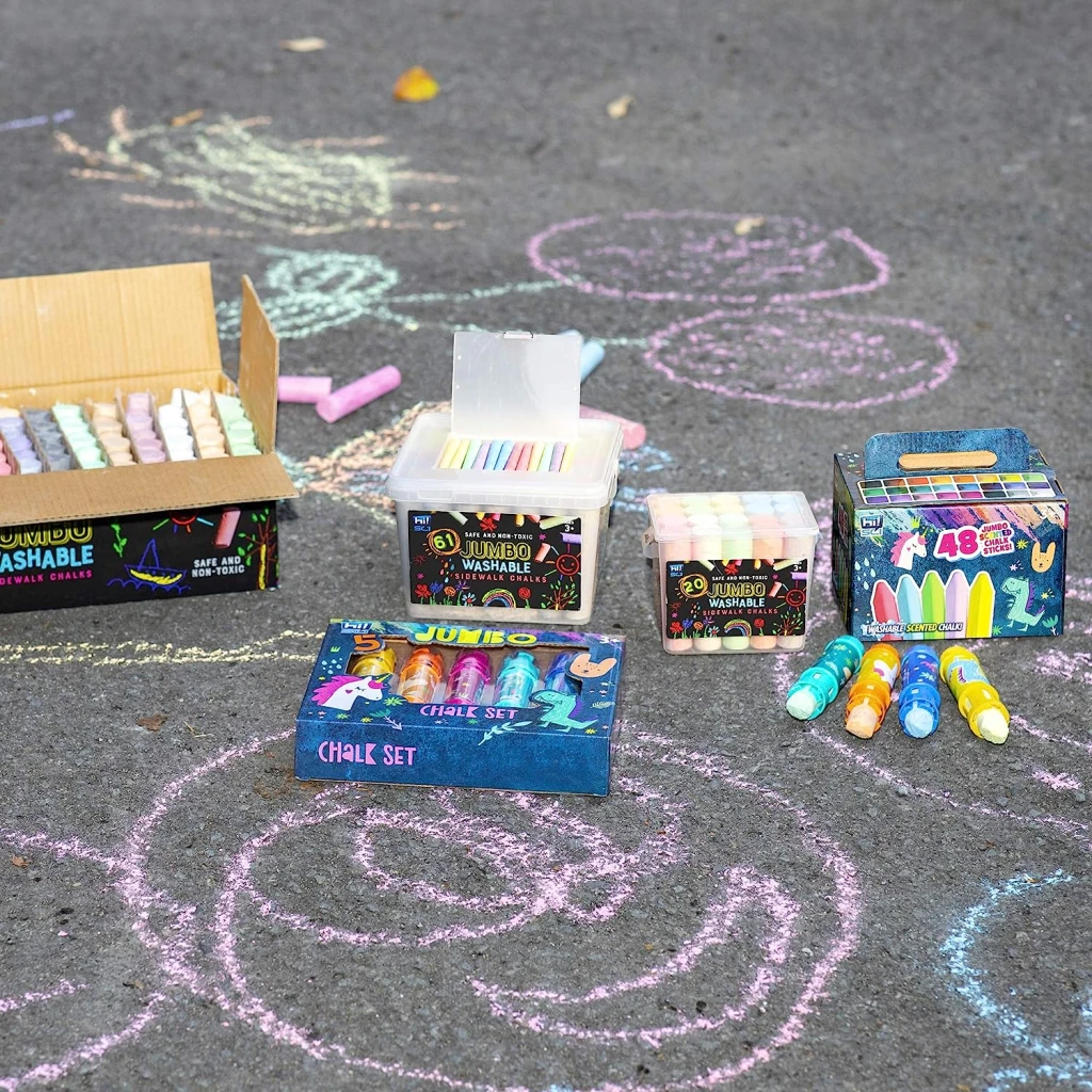 Outdoor chalk set