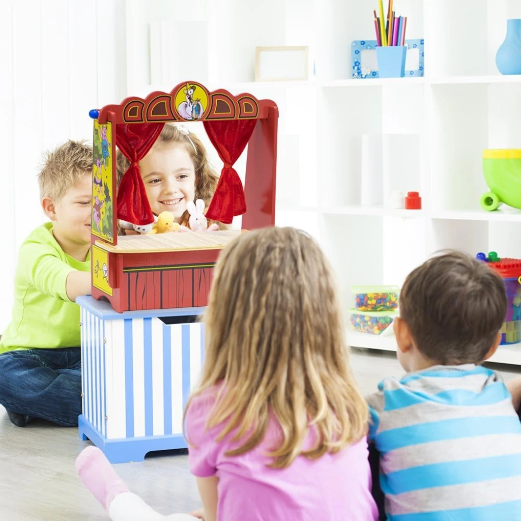 Finger puppet theater