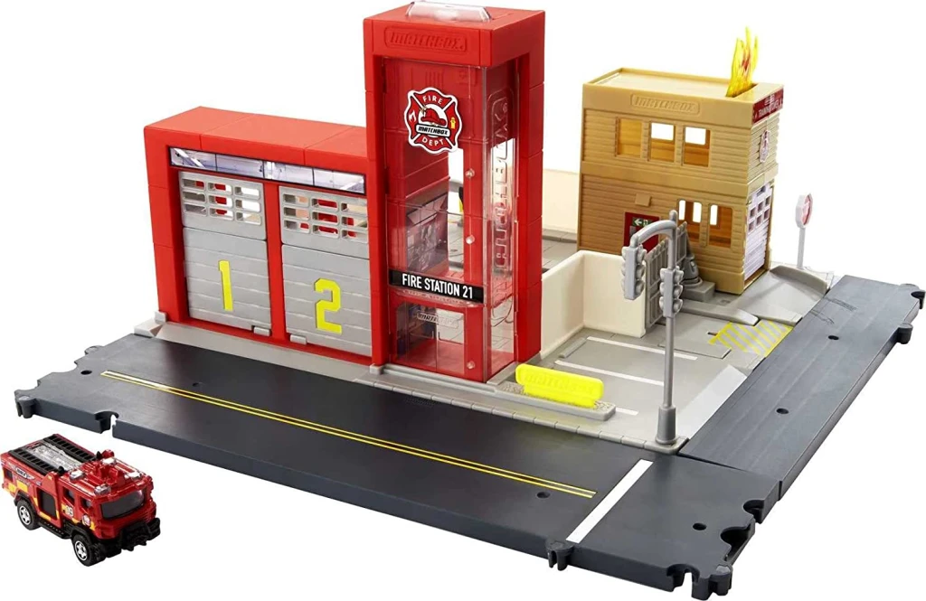 Fire station playset