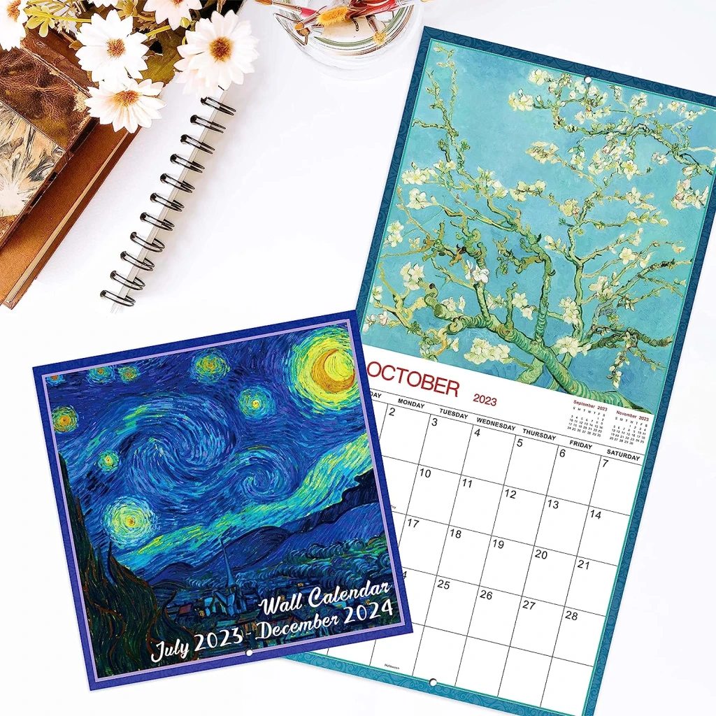 Artistic wall calendar