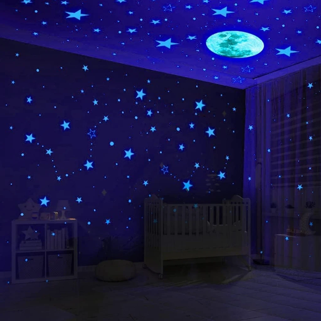 Glow-in-the-dark stars